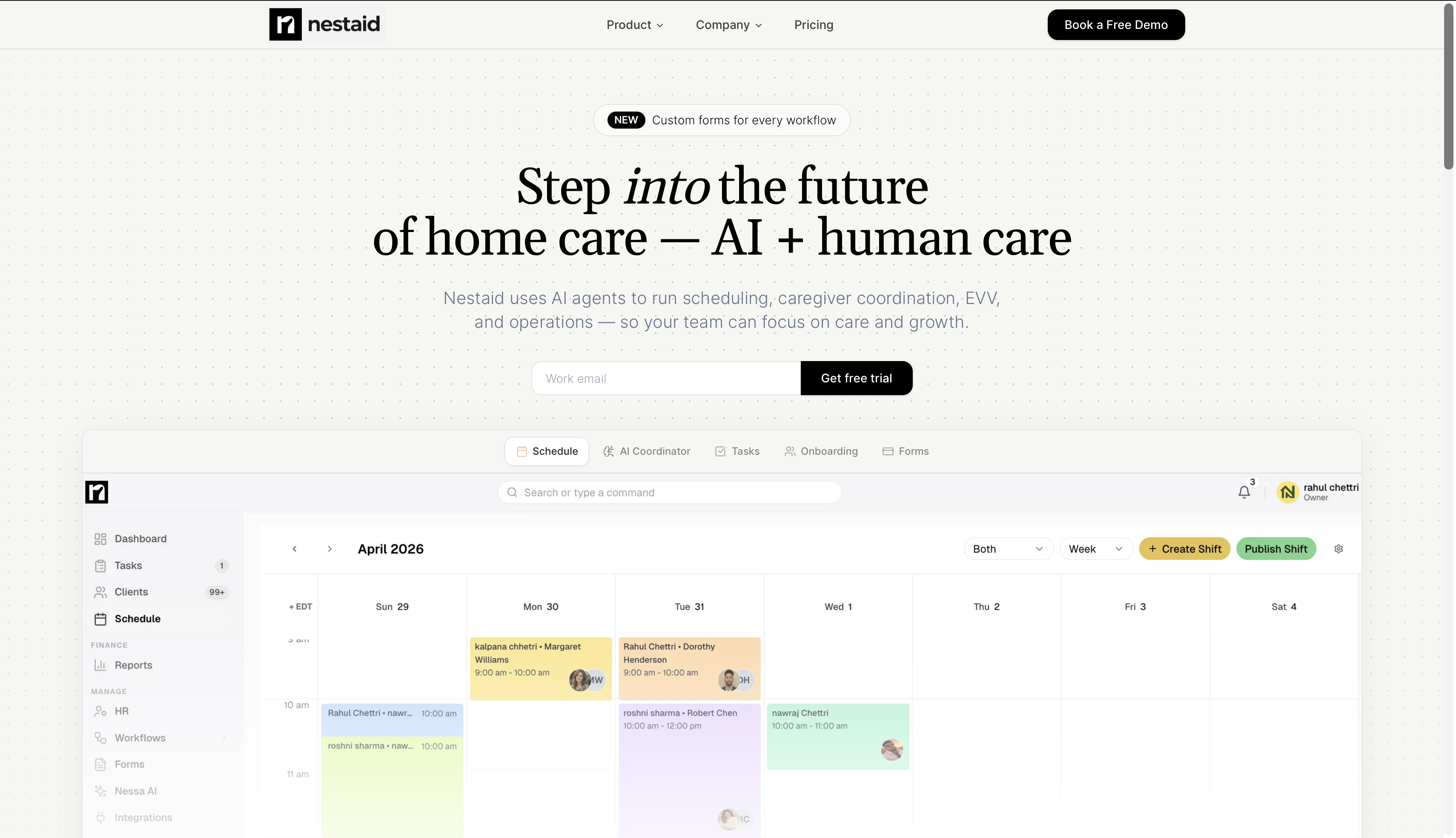 NestAid new B2B platform