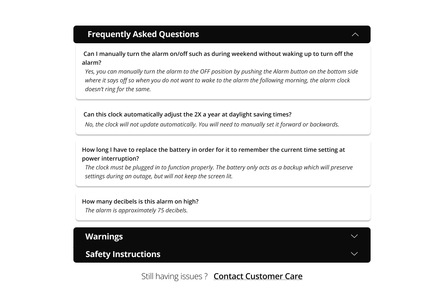Contextual FAQs