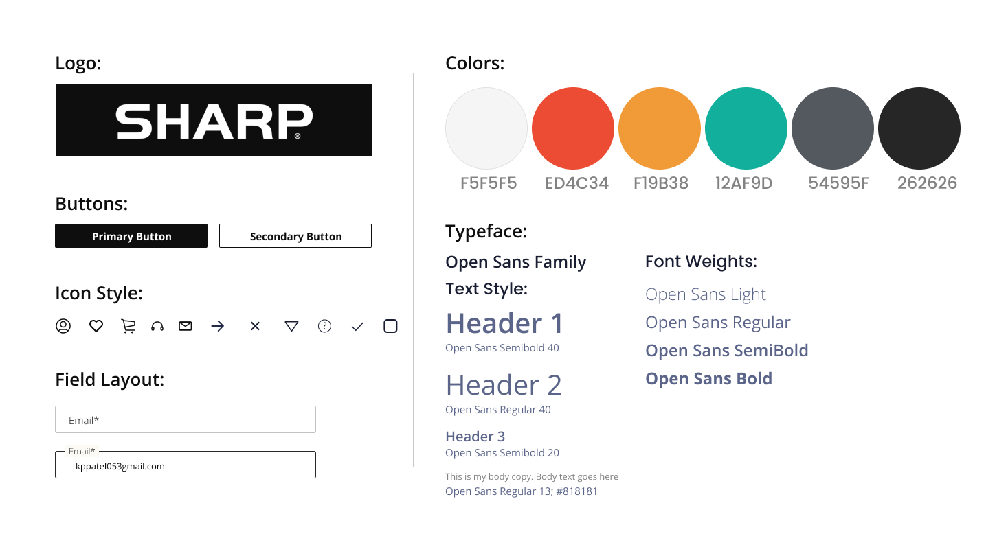Sharp UI kit
